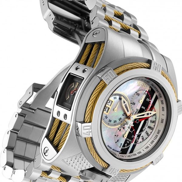 INVICTA BOLT ZEUS TRIA Men's Watch w/Swiss Ronda 8040.N Caliber 56.3mm ...