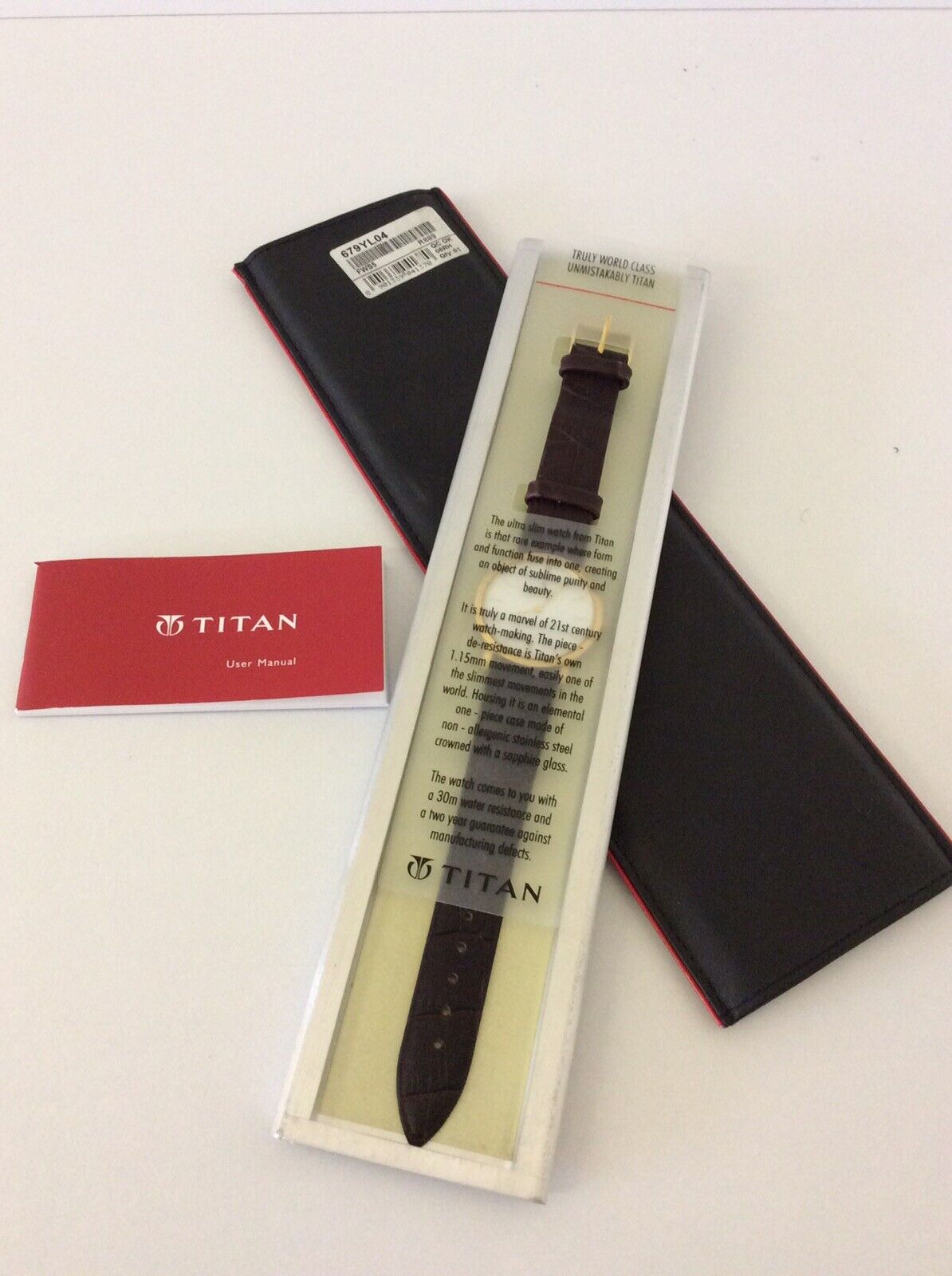 Titan edge 2024 watch belt price