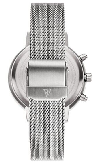 Paul Valentine Multifunctional Silver Melrose Mesh 38mm PVT3840201