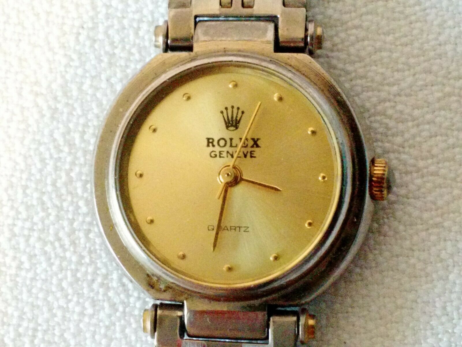 Vintage Lady Rolex Geneve Quartz Women's Watch battery Vintage Lady Rolex Geneve Quartz Women's Watch battery