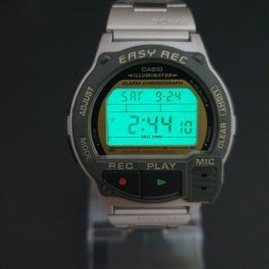 1999 NOS CASIO A-V3 EASY REC 30 SEC RECORDING ILLUMINATOR VINTAGE