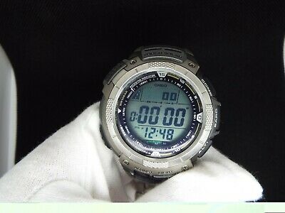 VINTAGE CASIO VINTAGE DIGITAL WATCH PRO TREK PRW-1000TJ TRIPLE