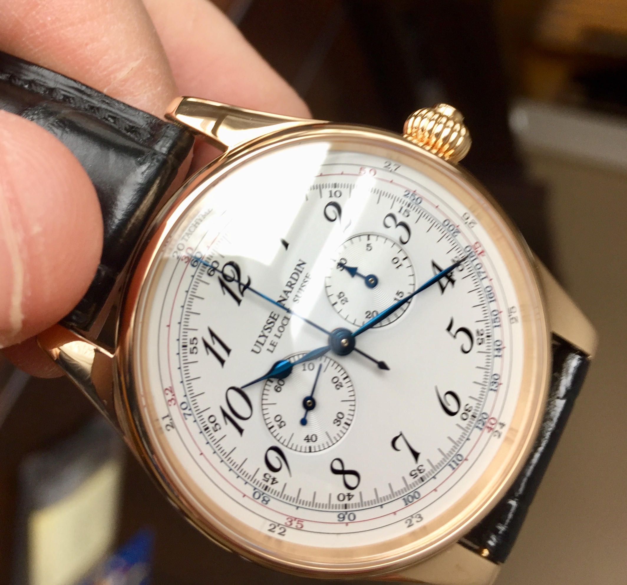 FS Ulysse Nardin Monopusher Chronograph Rose Gold WatchCharts