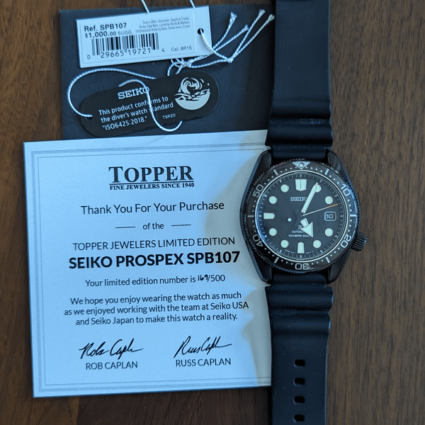 Seiko hotsell prospex spb107