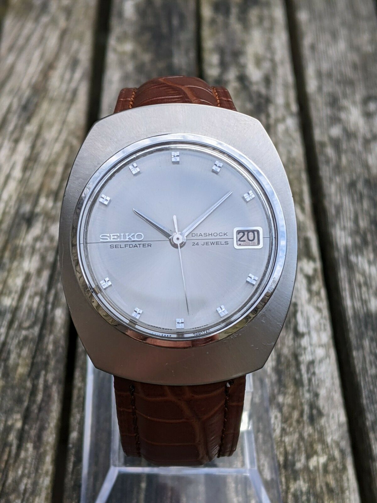 Seiko 13079 M66 Sea Lion Silver Dial 1966 Selfdater