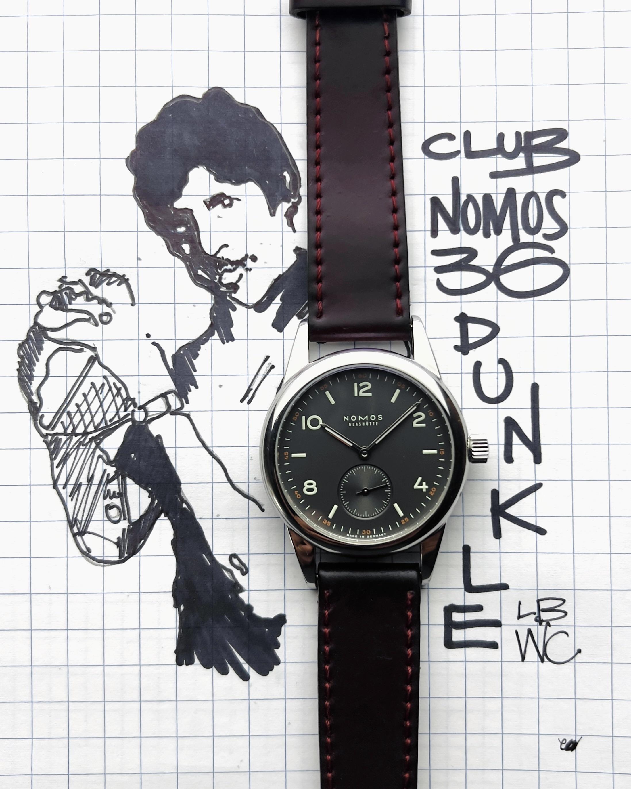 Nomos club clearance dunkel 36