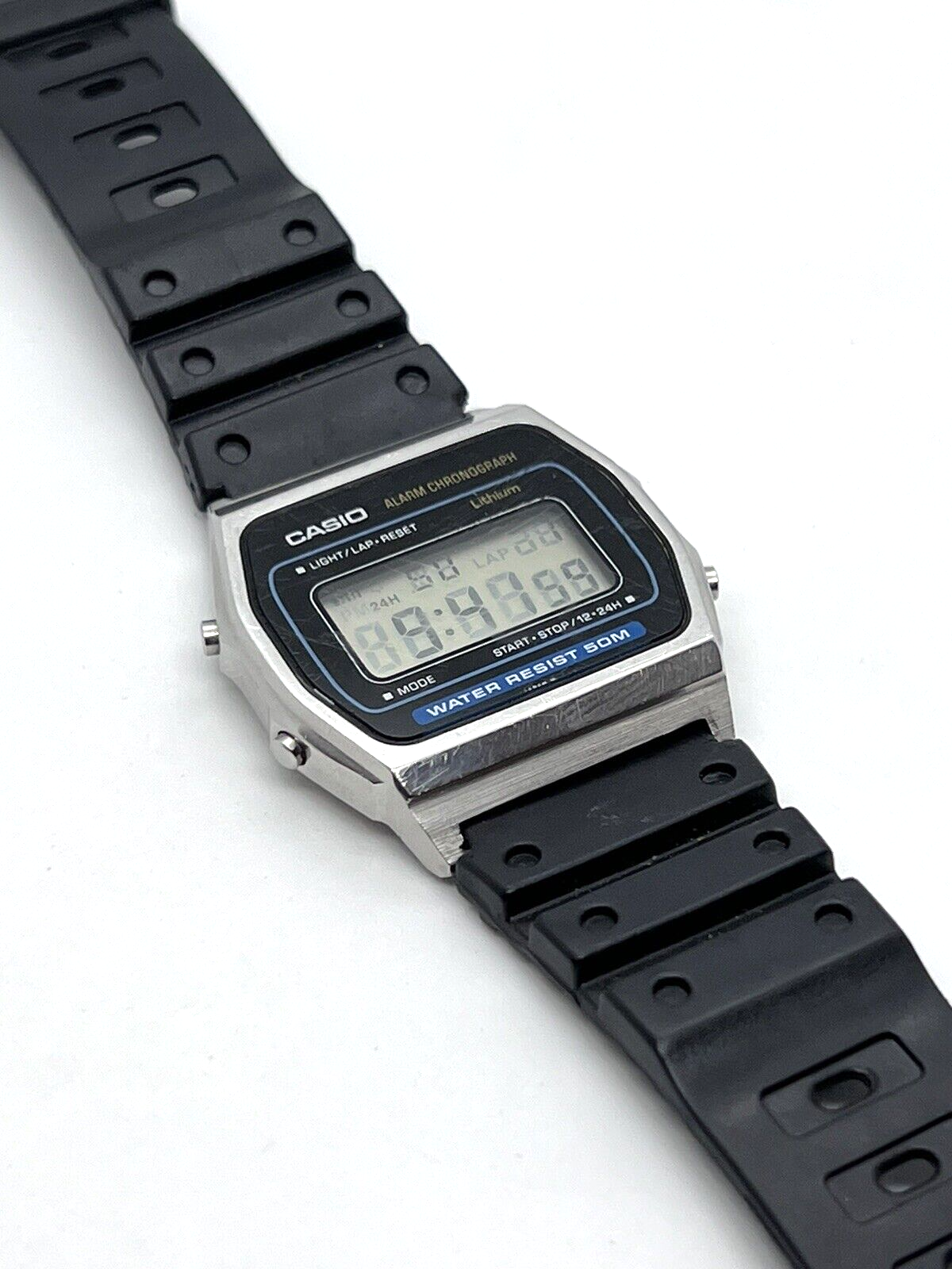 Vintage 80's CASIO W-34 Module 415 Mens 40mm Digital Watch