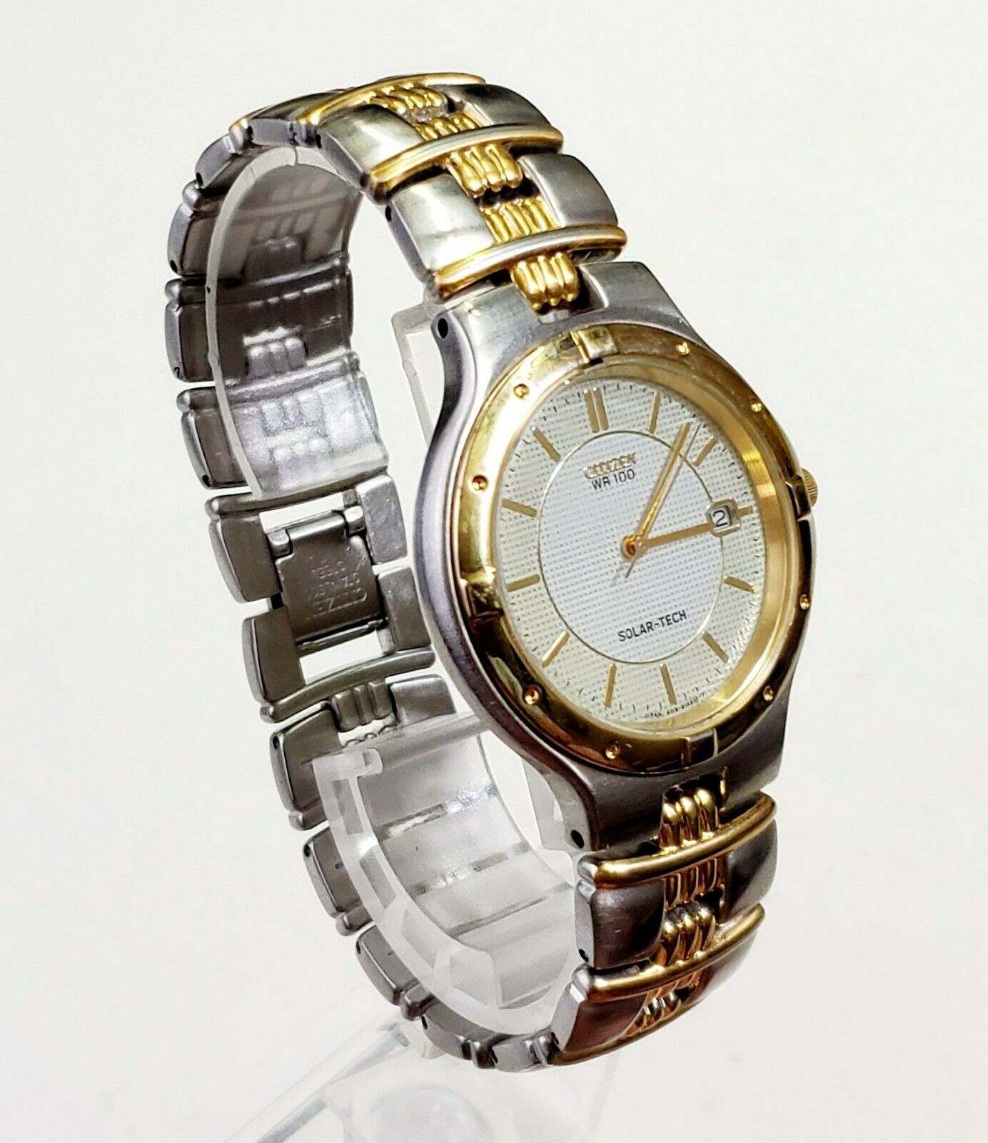 UNIQUE Men's Vintage 1997's SOLAR Watch CITIZEN Solar-Tech