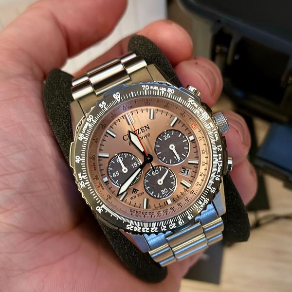ペニス WTS] Citizen Promaster Navihawk 40mm Chronograph Copper CA4664-60X