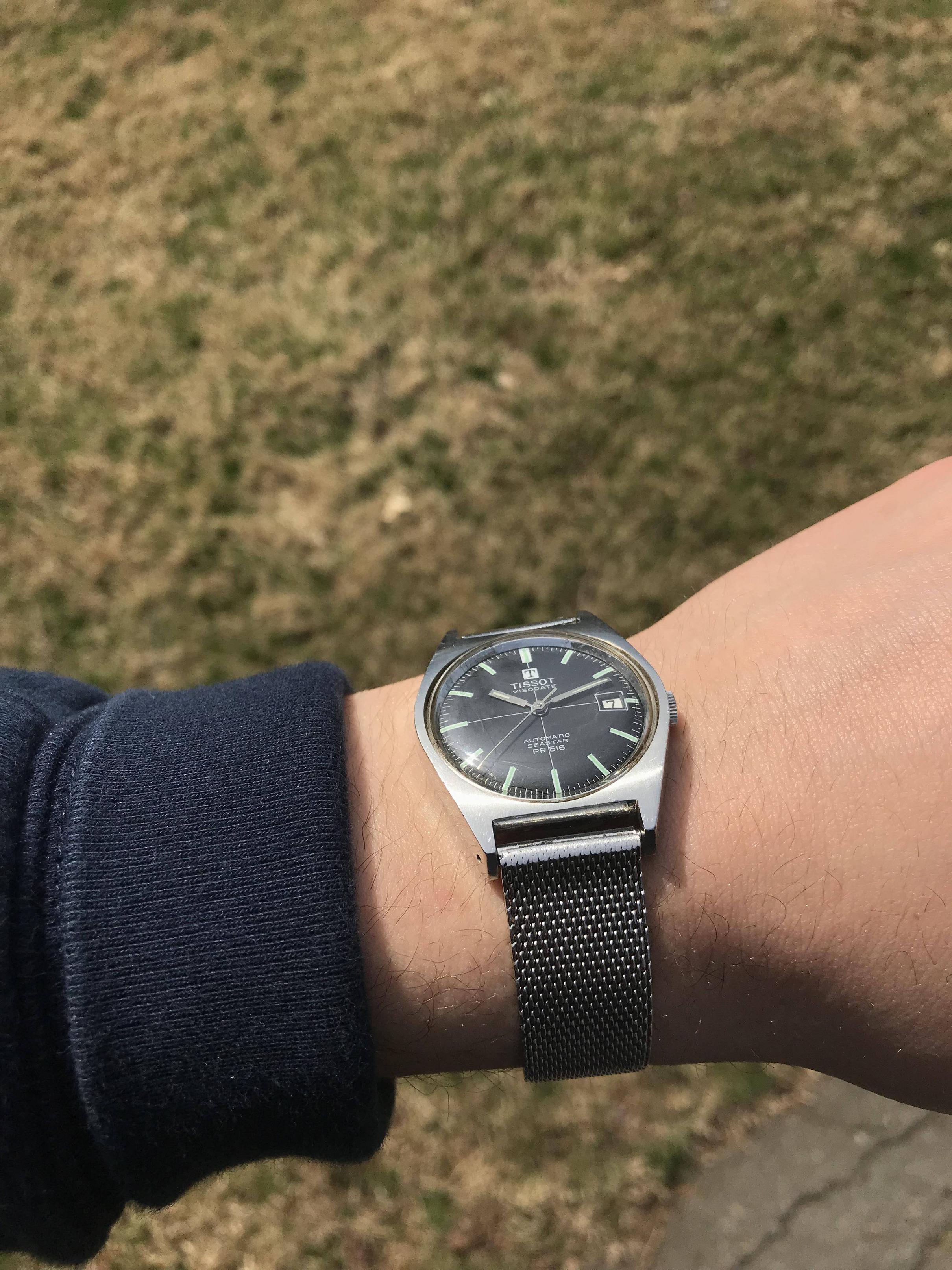 WTS Vintage Tissot Seastar Visodate PR 516 Late 1960s