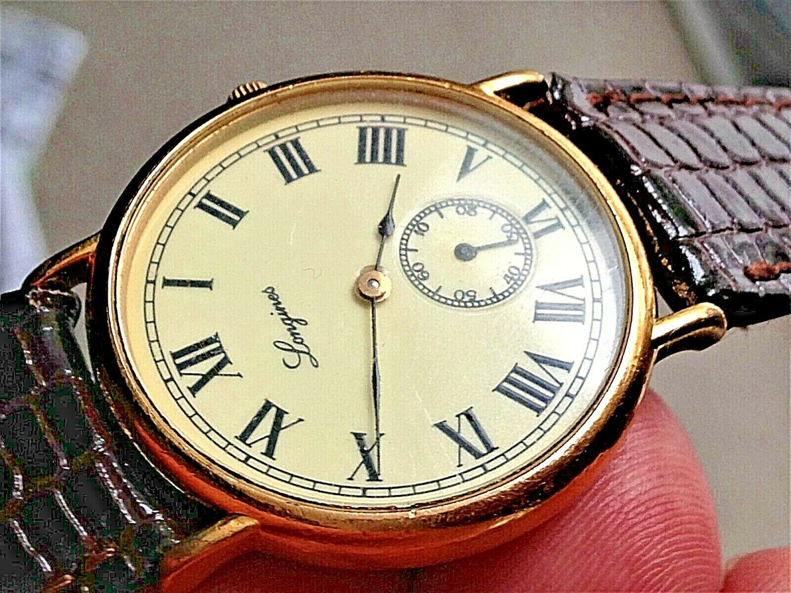 Men s VINTAGE 1980 s SWISS LONGINES CHARLESTON 5237 SUB SECONDS