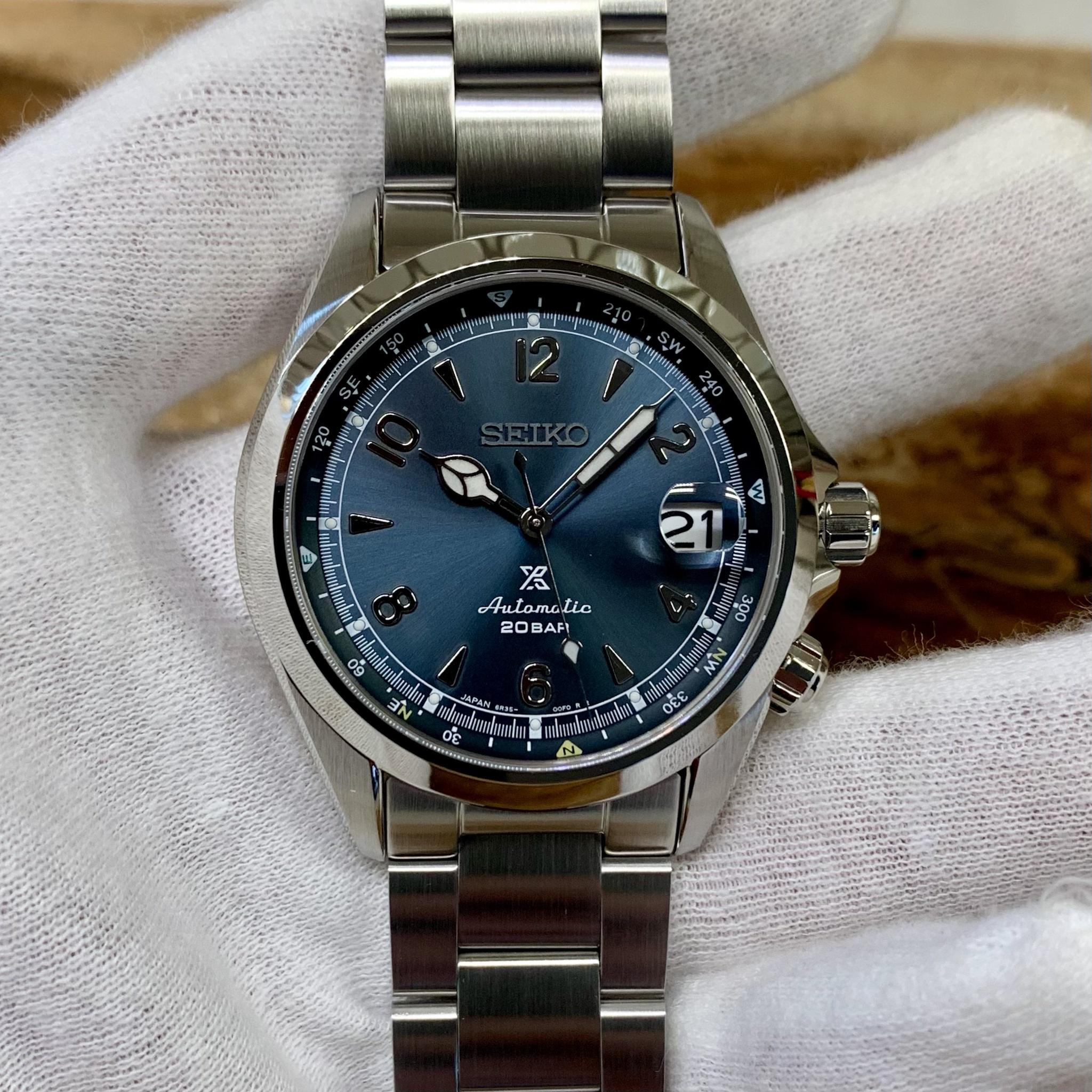 WTS Seiko Alpinist Mountain Glacier SPB197J1 WatchCharts Marketplace