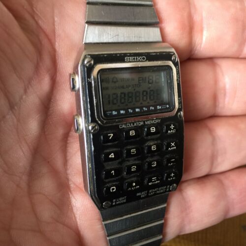 Very Rare Seiko C515-5000Seiko's Calculator Vintage Watch Spares/ Repair |  WatchCharts