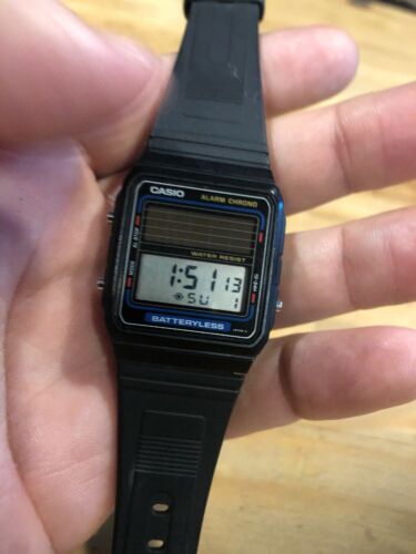 casio vintage solar watch