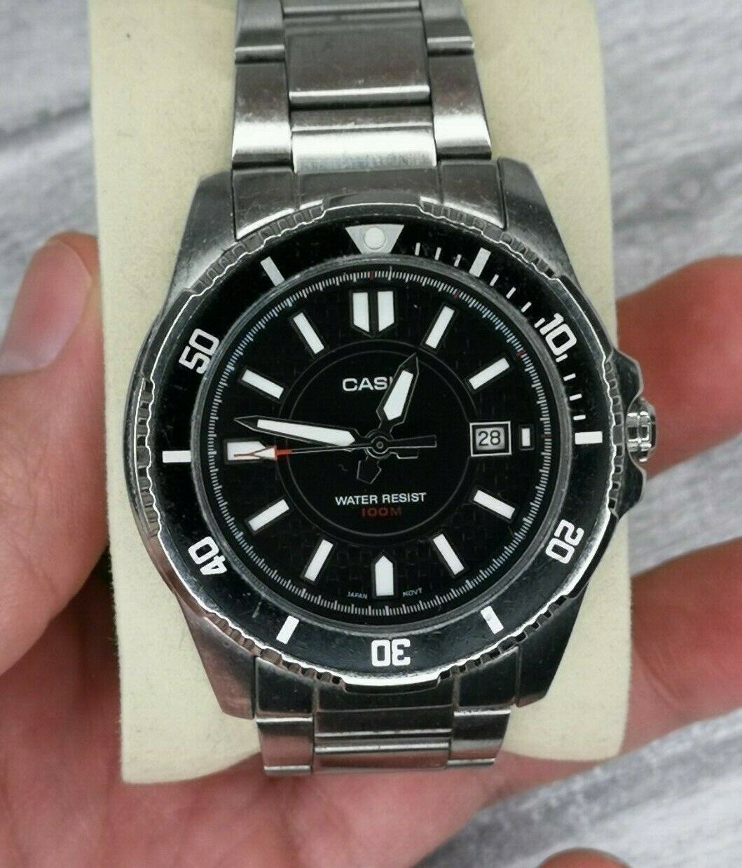 CASIO Rare Diver MTD 1061 2784 Stainless Steel 41mm watch New Battery WatchCharts Marketplace