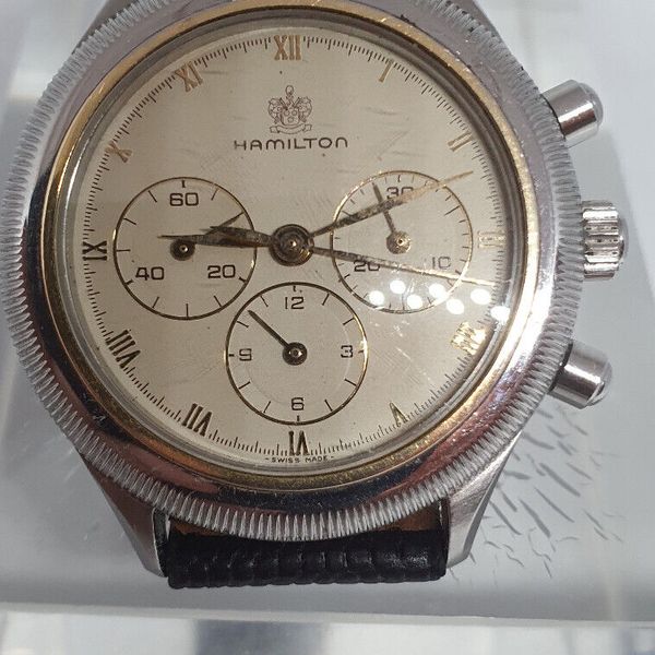 時計 HAMILTON CHRONOGRAPH LEMANIA 1873 36mm Vintage 1990's very rare Hamilton Lemania 1873 Chronograph 36mm
