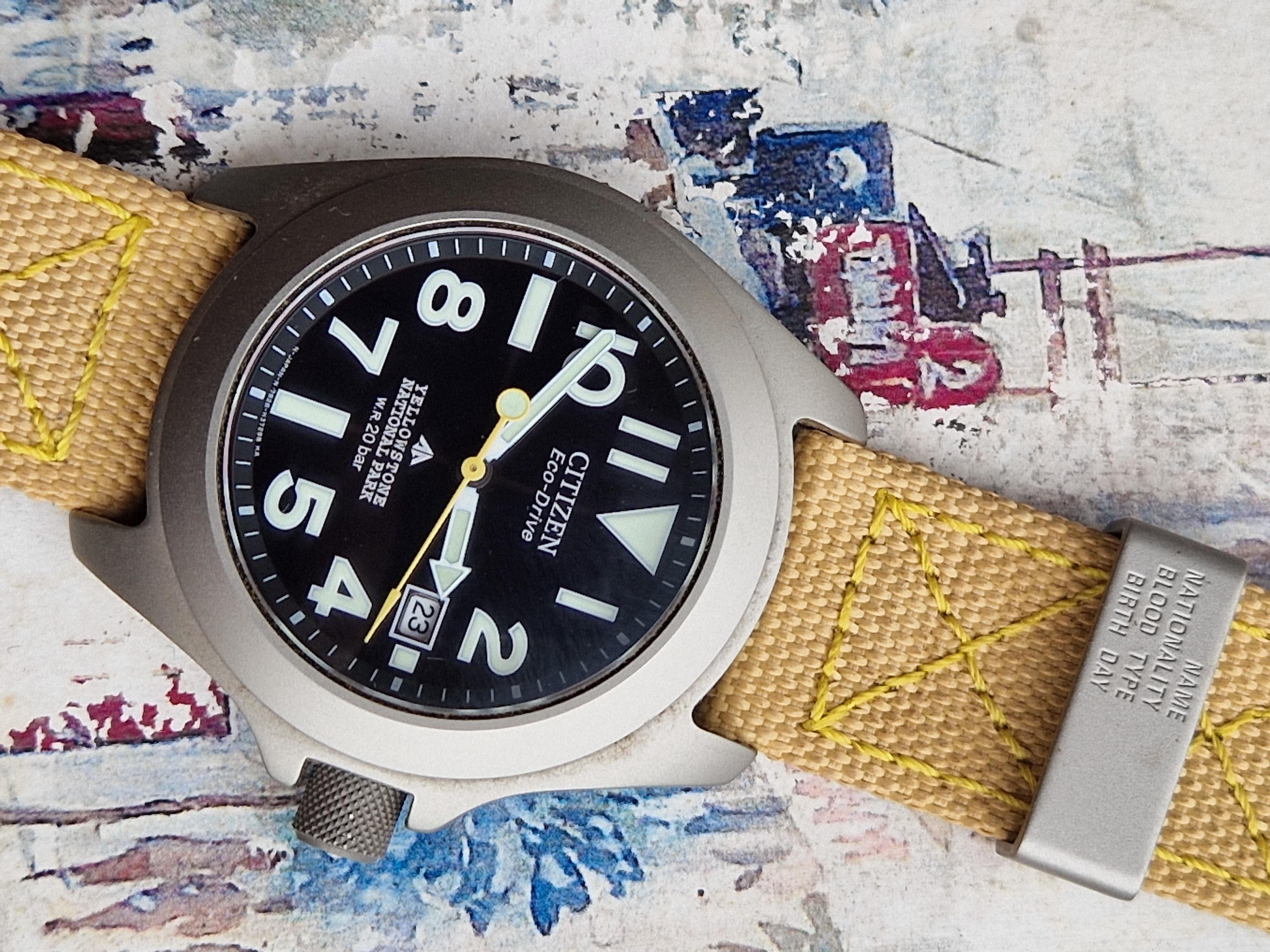 シチズン プロマスター CITIZEN エコドライブ イエローストーン 