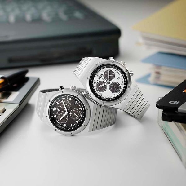 CITIZEN COLLECTION RECORD LABEL 1984 Chronograph AT2540-57E Eco