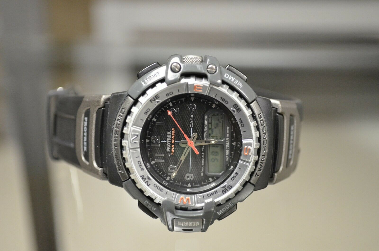 【未使用】CASIO【PRO TREK】TWIN SENSOR PRT-70B CASIO PROTREK PRT-70 WATCH TWIN SENSOR BAROMETER ALTIMETER