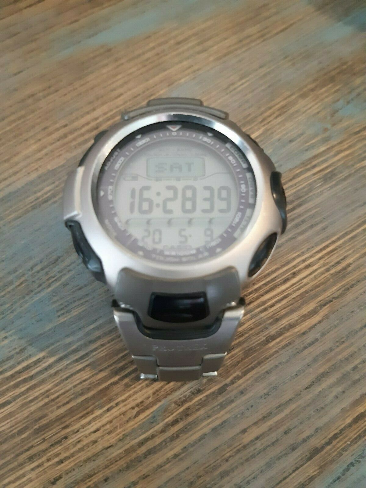 CASIO PROTREK PRG-50 Titanium 2471 Triple Sensor Solar Recharge