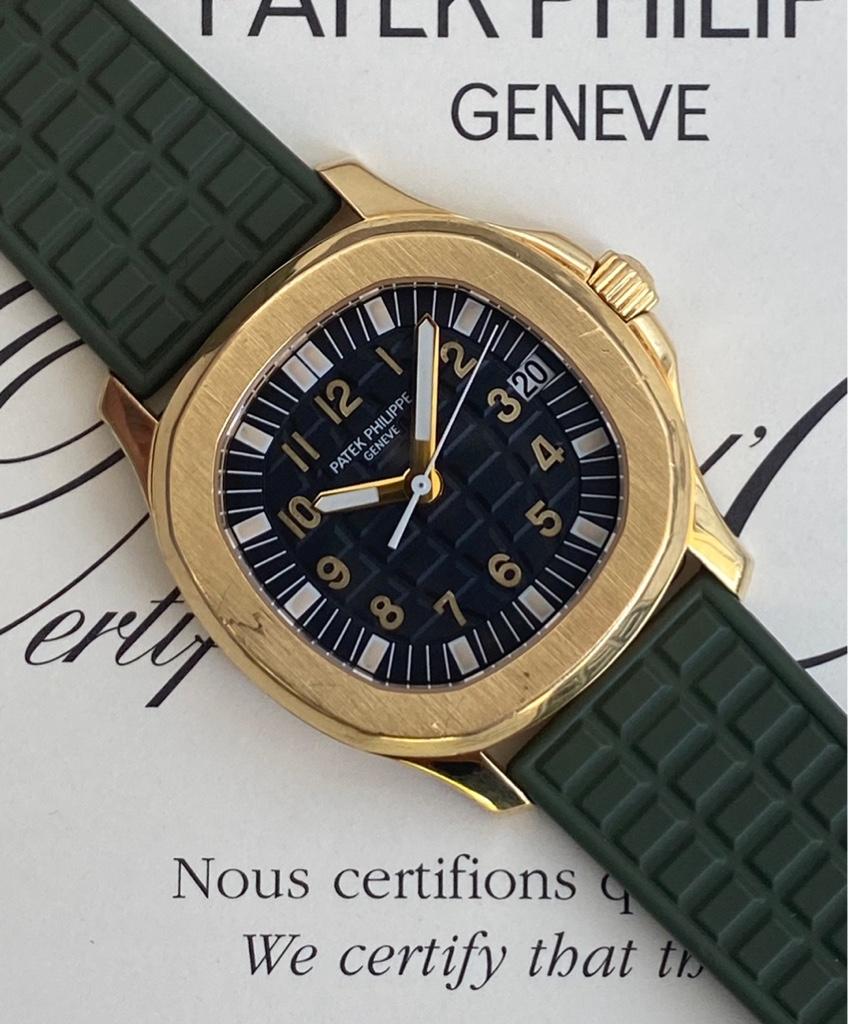 Fs Patek Philippe 5066j Aquanaut Yellow Gold Complete Set Watchcharts