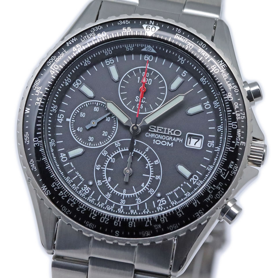 SEIKO Flighmaster Chrono SND253PC Seiko reimport model pilot ...