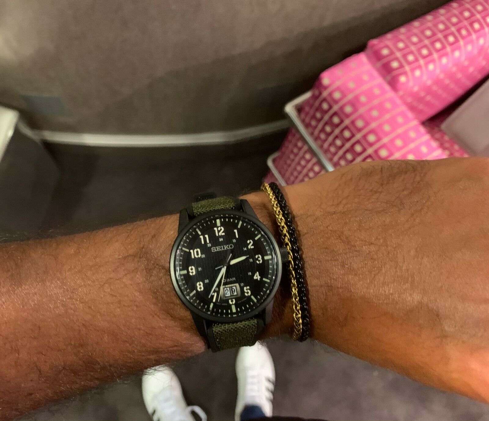 Seiko SUR325P1 Gents Essentials Military Style Watch Stainless Steel Quartz  | WatchCharts