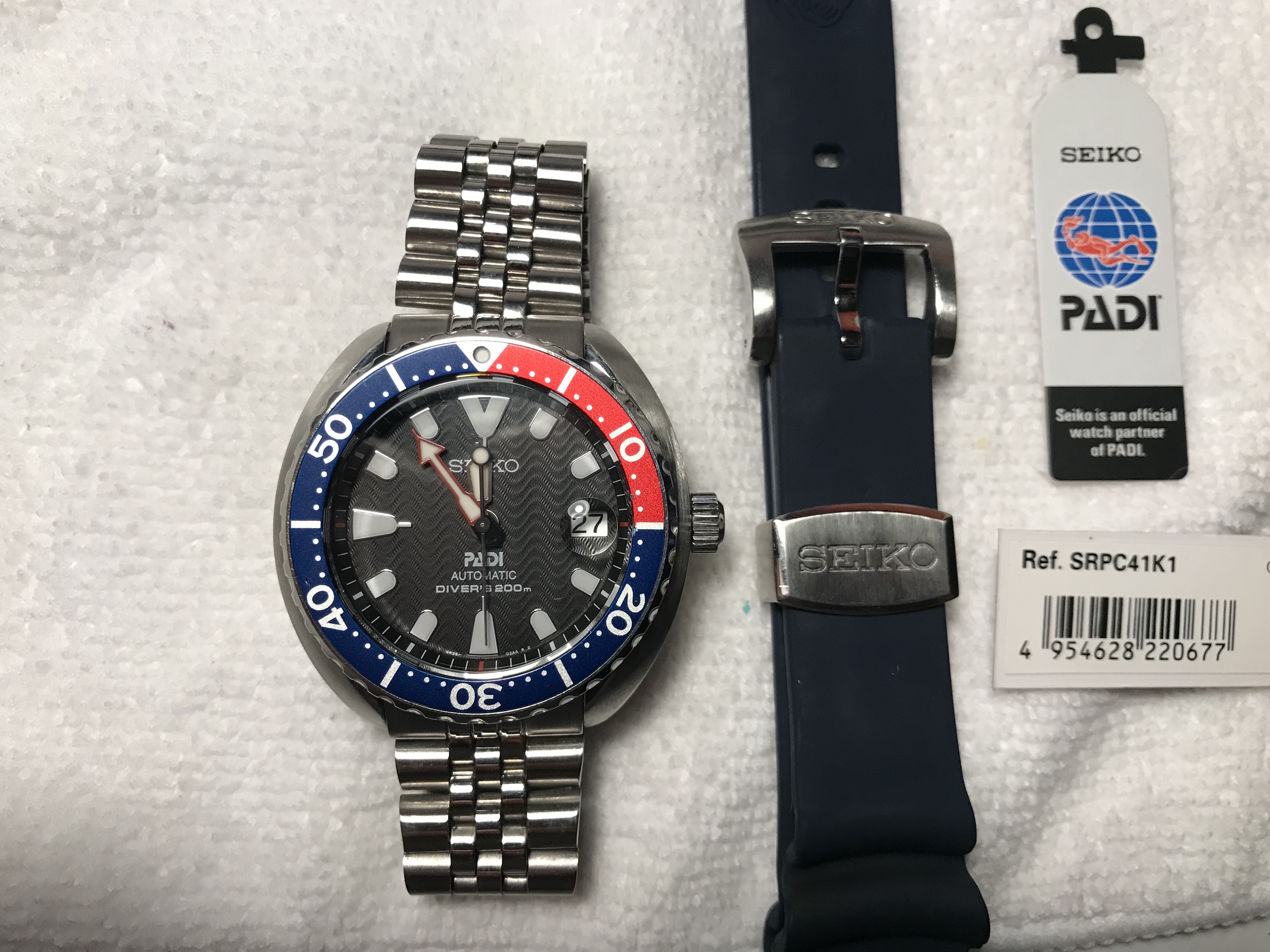 WTS Seiko Mini Turtle PADI SRPC41 Reduced WatchCharts