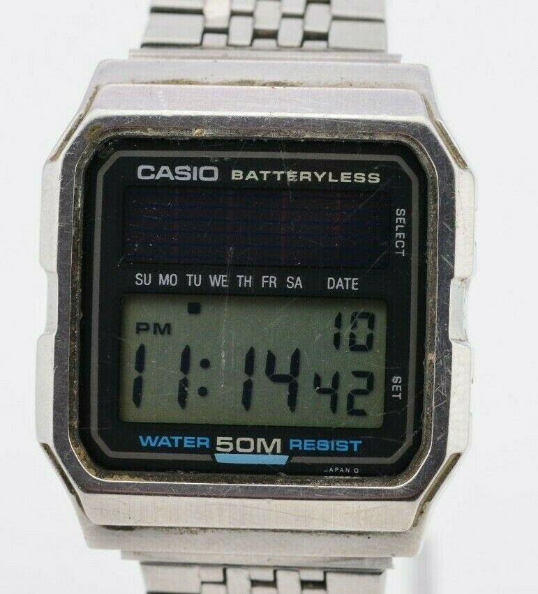 Vintage Unisex Casio Digital Solar Watch WB-80 JDM Japan