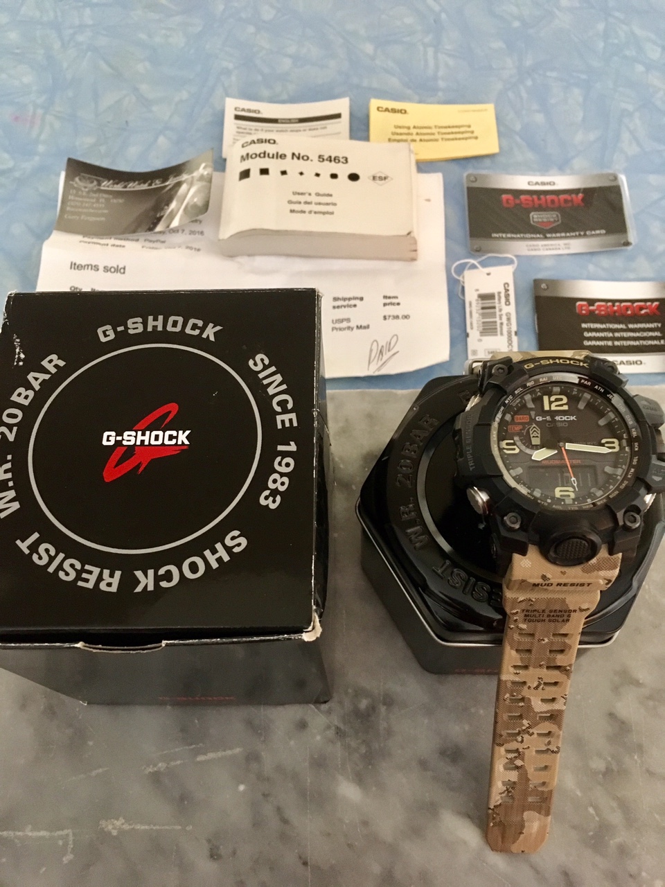 Casio G-Shock Mudmaster GWG-1000DC-1A5JF | WatchCharts Marketplace
