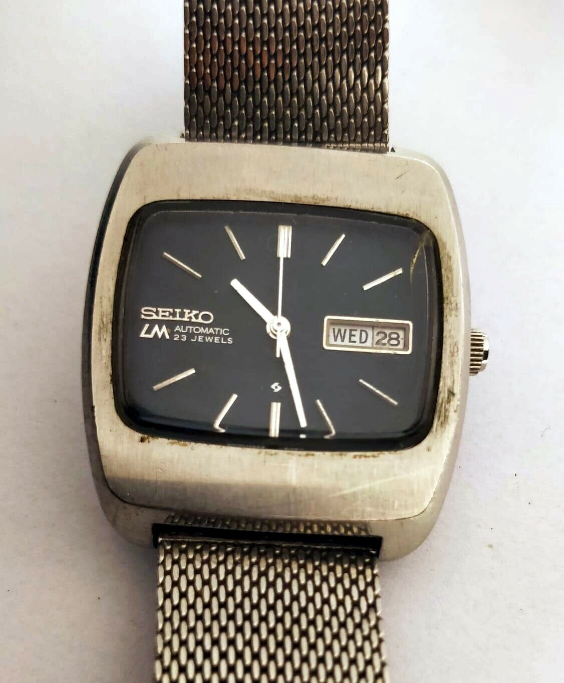 VINTAGE SEIKO 5606-5070 LM Lord Matic Automatic TV DIAL MEN'S