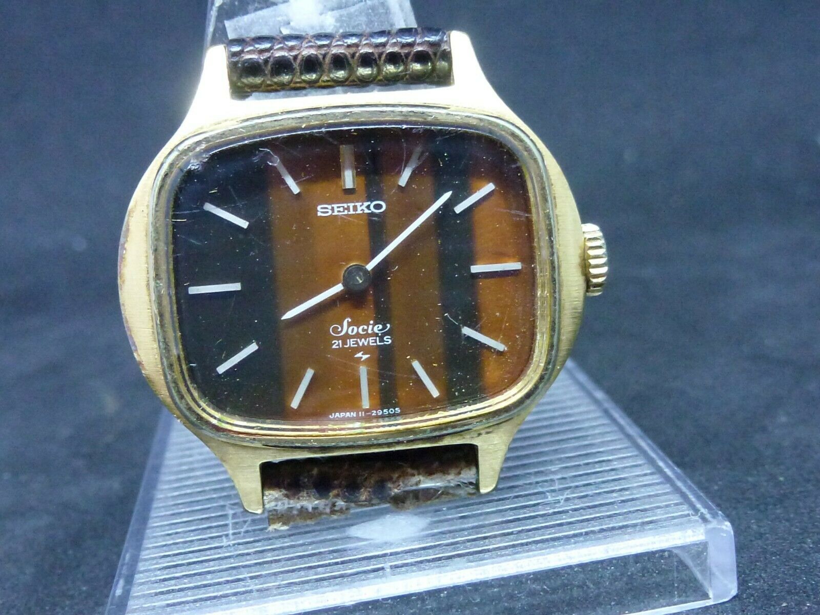 Vintage SEIKO Socie 21Jewels Hand Winding 11 4020 461414 Wrist