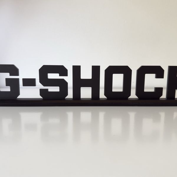 STUNNING 3D RESIN G-SHOCK DISPLAY LOGO+ 3 more Casio G-Shock Logos ...