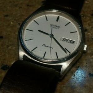 【レア】SEIKO セイコー Chronos 8123-7080 Vintage SEIKO Chronos 8123-7080 Watch Gold 1986 Quartz