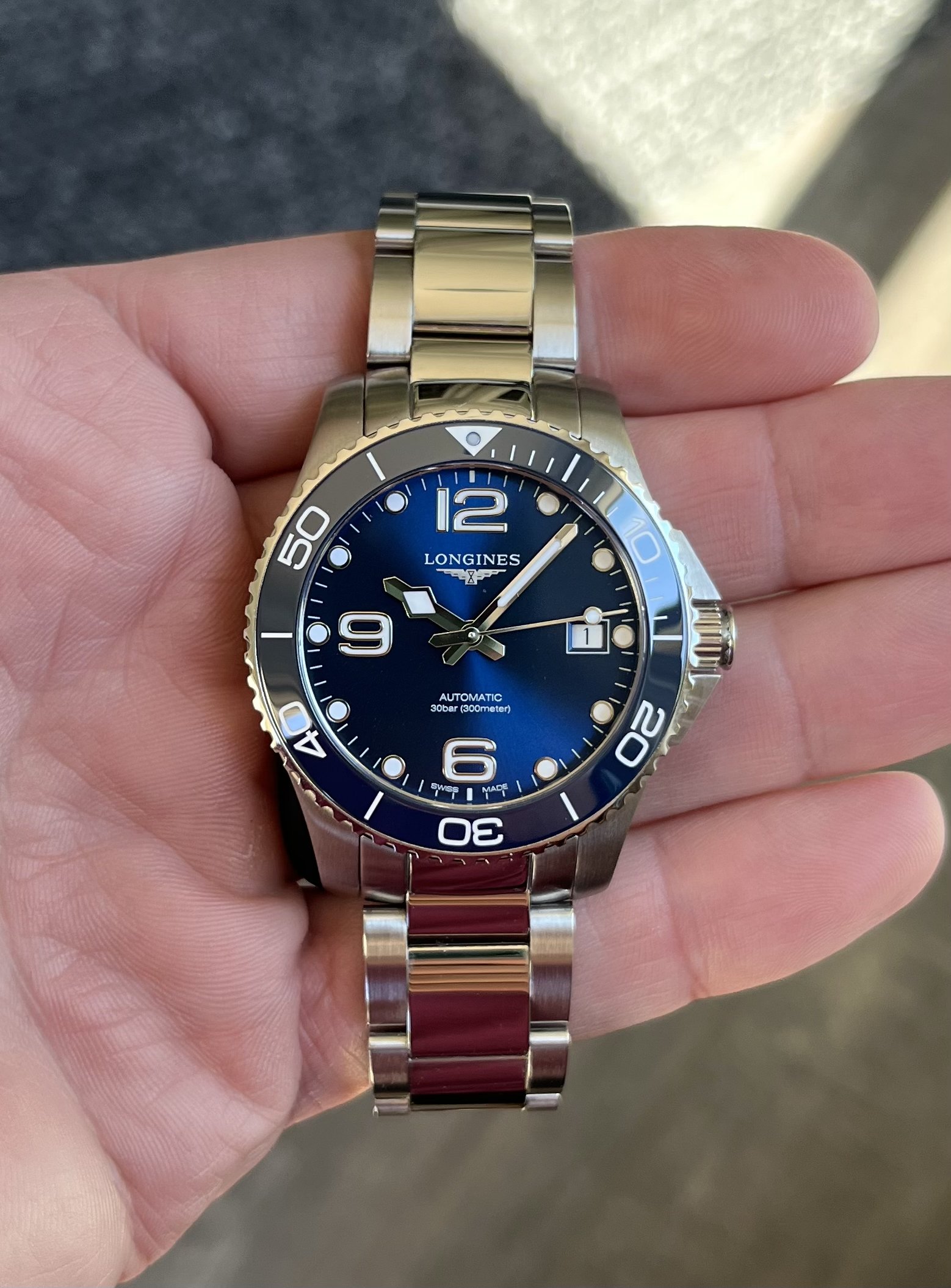 FS Longines Hydroconquest 39mm LNIB WatchCharts Marketplace