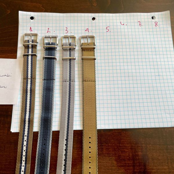 [WTS] Two Stitch Leather Straps (all 20mm) and Haveston NATO Straps ...