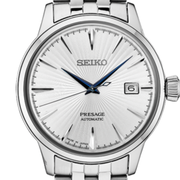 Seiko SRPB77 Presage Men's Watch Silver-Tone 40.5mm Stainless Steel ...