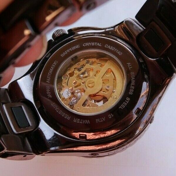 Croton skeleton watch sale