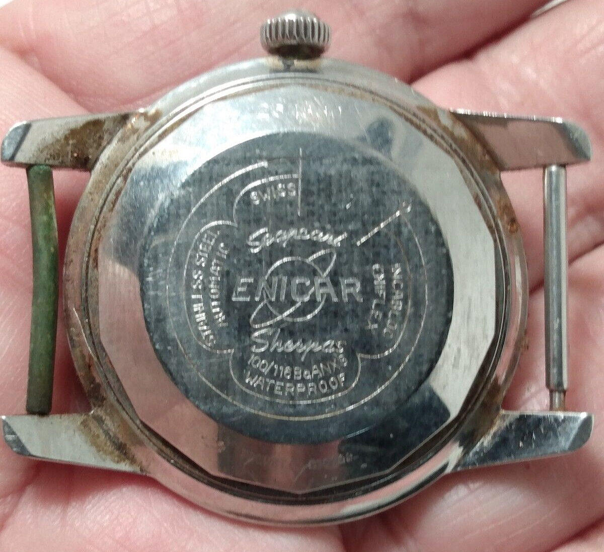 Enicar Ultrasonic Sherpa Diver 600 Automatic Swiss Watch - Running