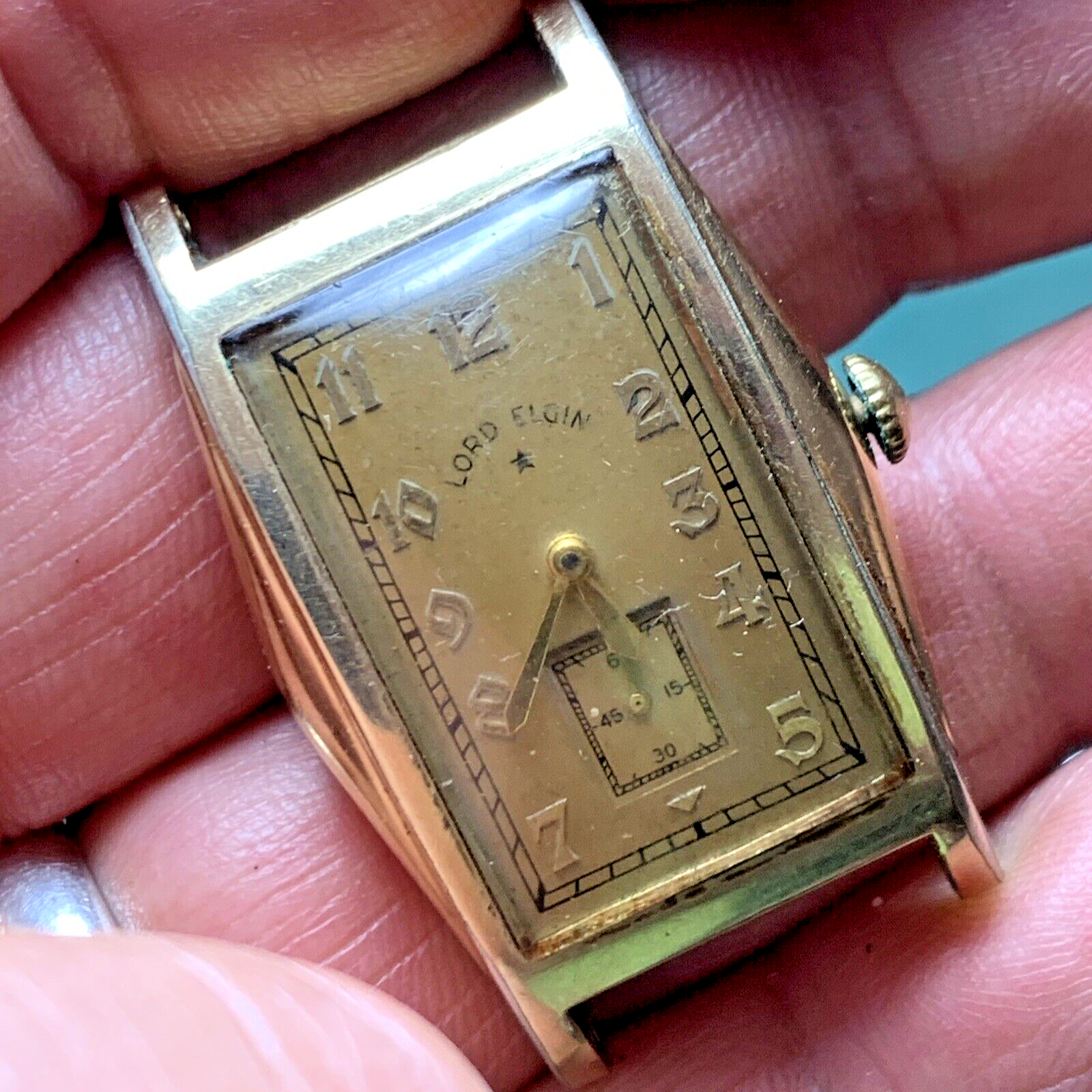 Lord elgin clearance 10k gold watch