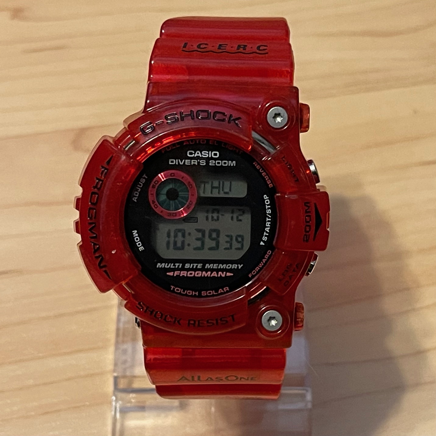 G shock 2025 jelly red