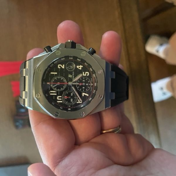 FOR SALE: Audemars Piguet Royal Oak Offshore (Vampire) w/ AP Deployant ...