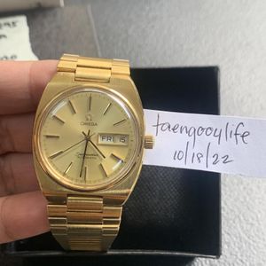 WTS] Omega Seamaster Day Date Gold 166.0216 Cal 1020 - $590