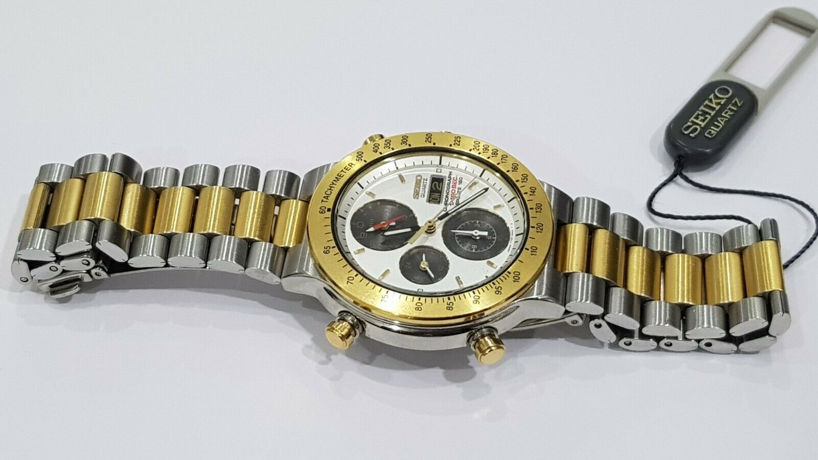Seiko 7T59 - 6A00 1/100 Sec Sports 150 Quartz Chronograph-RARE