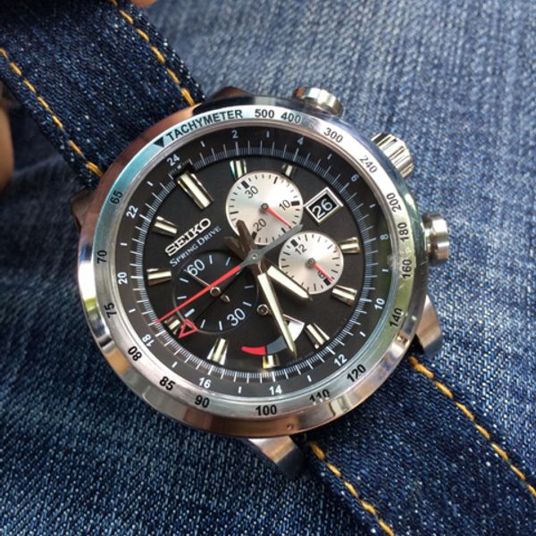 FS Seiko SPS003 Spring Drive GMT Chronograph Rare | WatchCharts