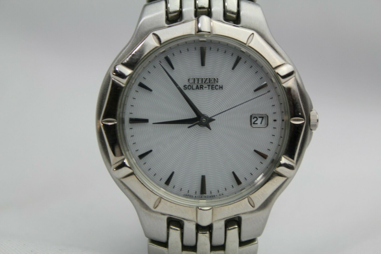 Vintage Citizen Eco Drive Men's Watch A114-H14983 Eco Drive Solar