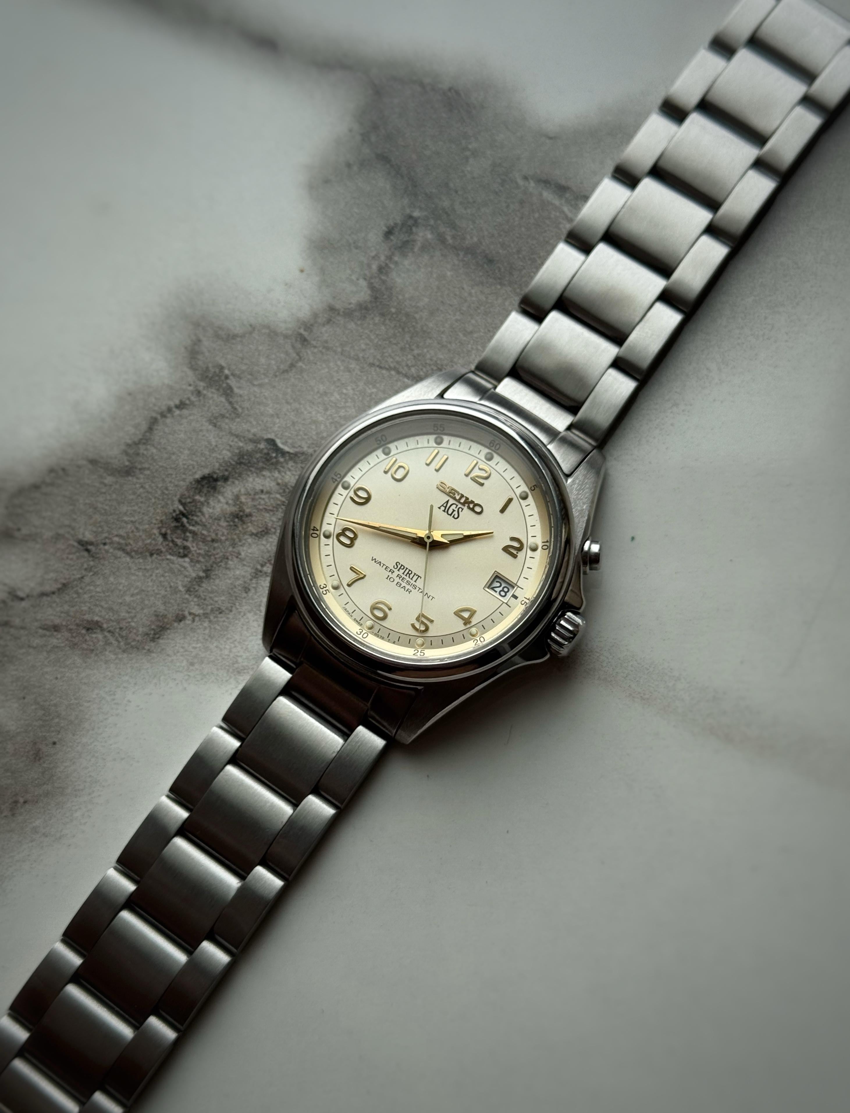 WTS] Seiko Spirit AGS, 5M42-0E00 Sapphire Crystal, Great Condition