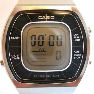 VERY RARE 1979 Superb Casio CASIOTRON 56CS-50 LCD Chrono - Timer