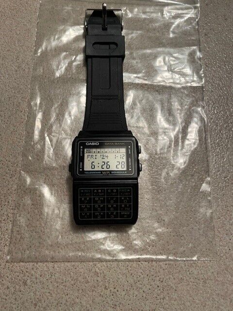 Casio Data Bank Men s Wristwatch WR DBC 61 WatchCharts Marketplace