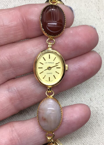 Vintage Ladies La Marque Genuine Scarab Watch- 